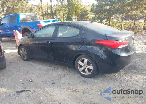 2012 Hyundai Elantra Gls z USA, uszkodzony, nr VIN 5NPDH4AE5CH111324